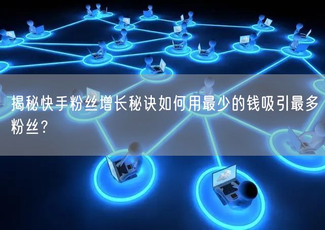 揭秘快手粉丝增长秘诀如何用最少的钱吸引最多粉丝？