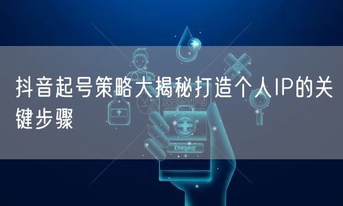 抖音起号策略大揭秘打造个人IP的关键步骤
