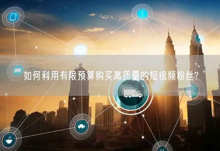 如何利用有限预算购买高质量的短视频粉丝?